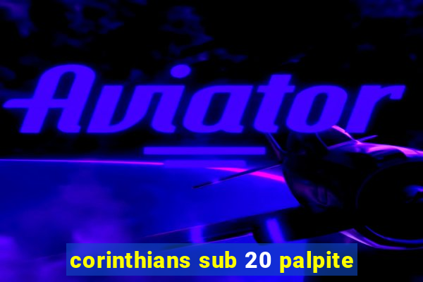 corinthians sub 20 palpite